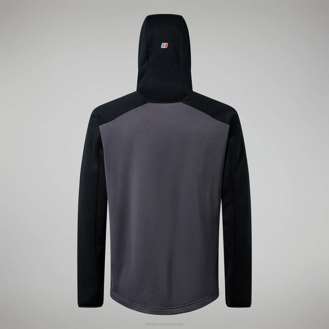 Berghaus moški urbana gyber jakna 6JTH133 oblačila črtasto siva/črna