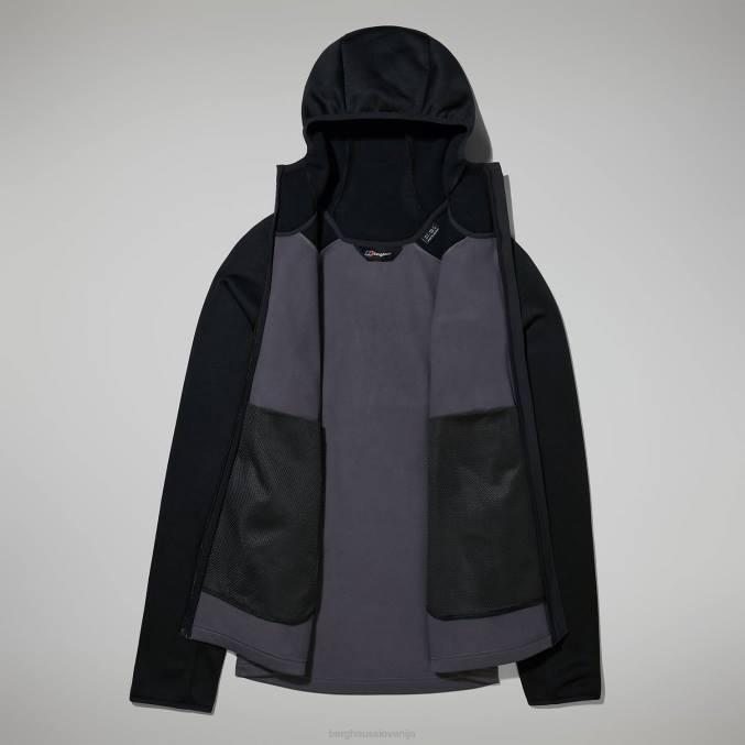 Berghaus moški urbana gyber jakna 6JTH133 oblačila črtasto siva/črna