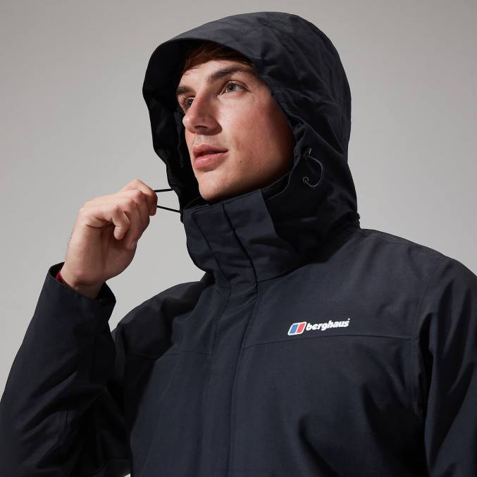 Berghaus moški jakna hillwalker gemini 3v1 6JTH49 oblačila Črna