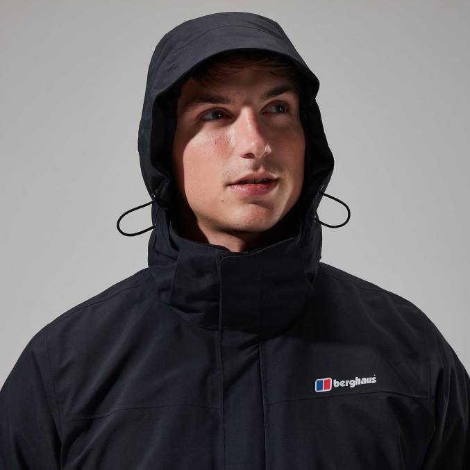 Berghaus moški jakna hillwalker gemini 3v1 6JTH49 oblačila Črna