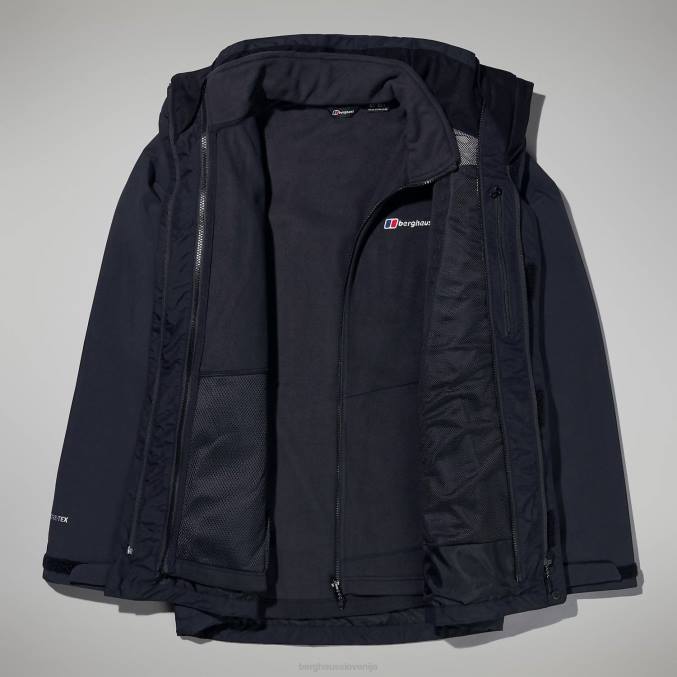 Berghaus moški jakna hillwalker gemini 3v1 6JTH49 oblačila Črna