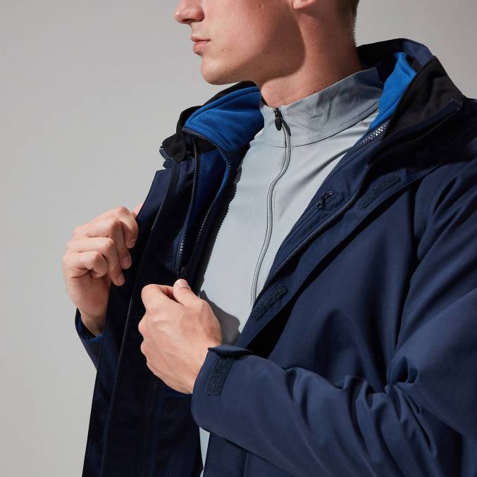 Berghaus moški jakna hillwalker gemini 3v1 6JTH50 oblačila modra