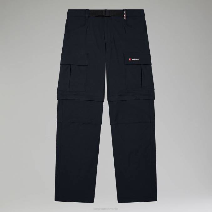 Berghaus moški dolpa cargo hlače z zadrgo 6JTH261 oblačila Črna