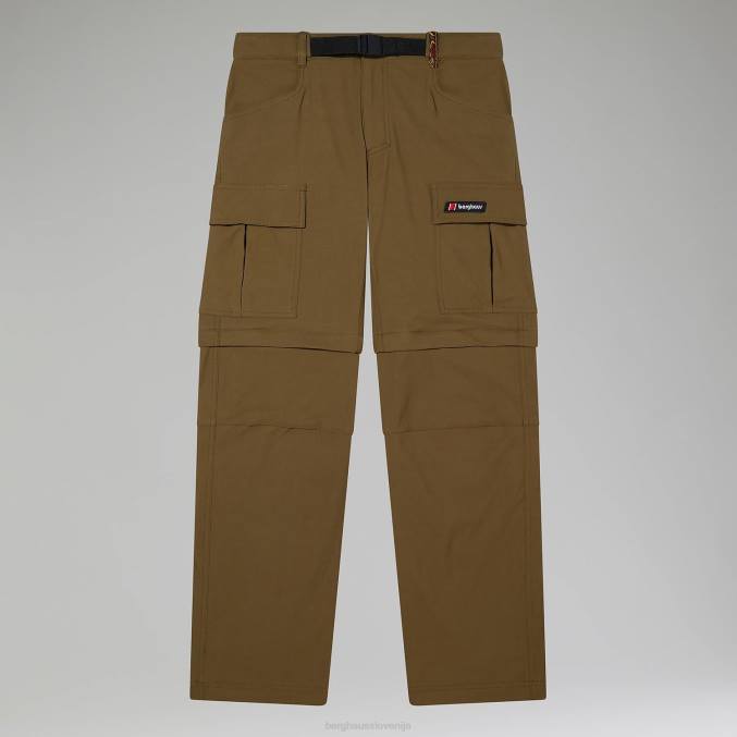 Berghaus moški dolpa cargo hlače z zadrgo 6JTH262 oblačila temno zelena