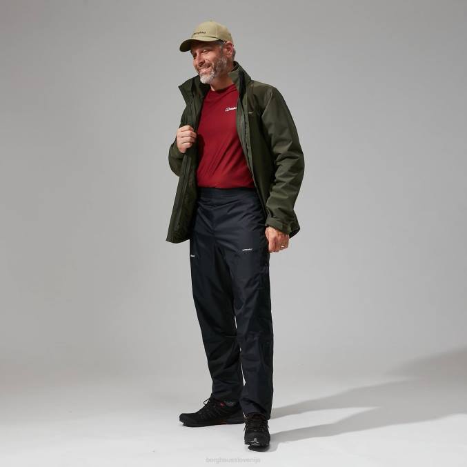 Berghaus moški hlače deluge 2.0 6JTH225 oblačila Črna