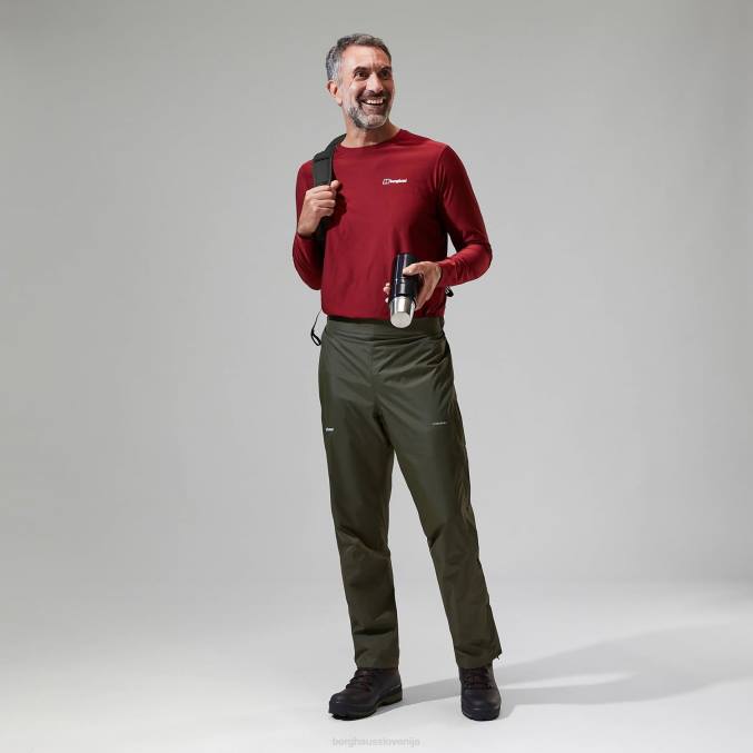 Berghaus moški hlače deluge 2.0 6JTH226 oblačila zelena