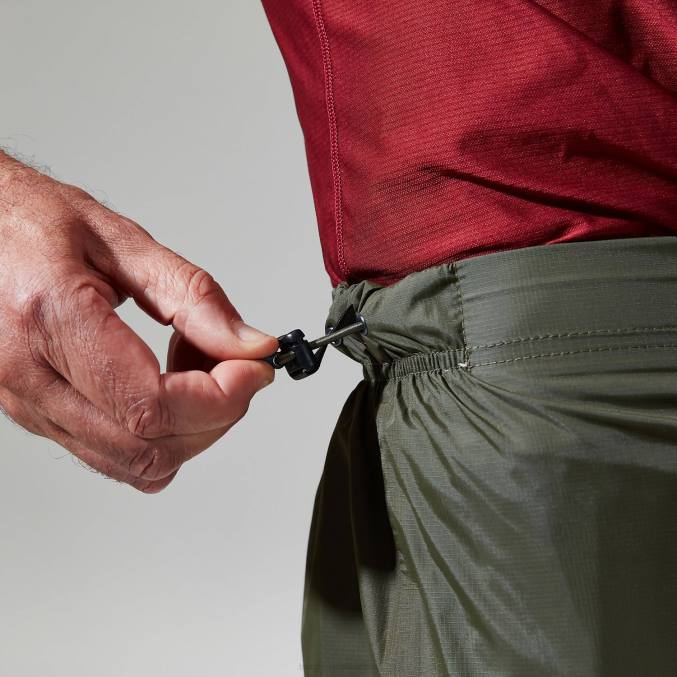 Berghaus moški hlače deluge 2.0 6JTH226 oblačila zelena