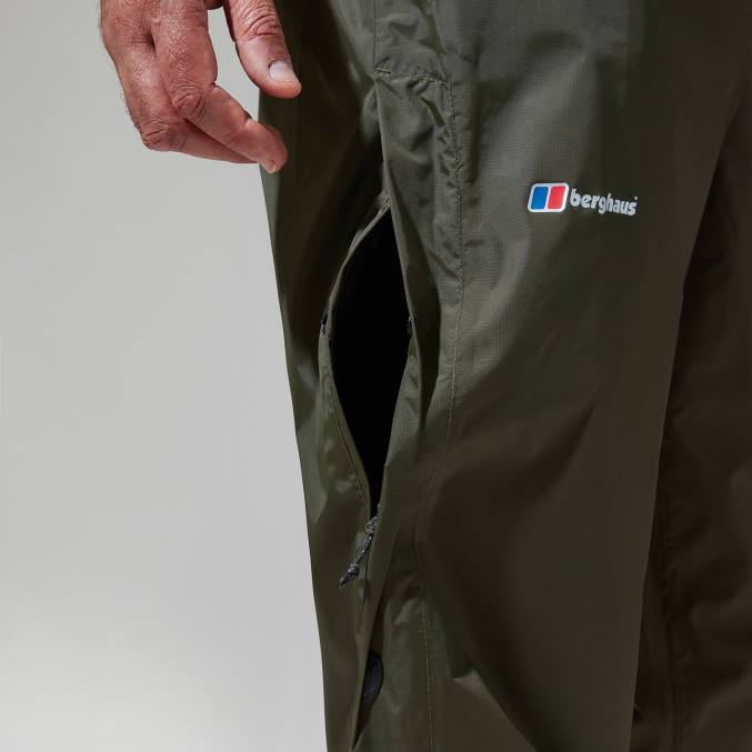 Berghaus moški hlače deluge 2.0 6JTH226 oblačila zelena