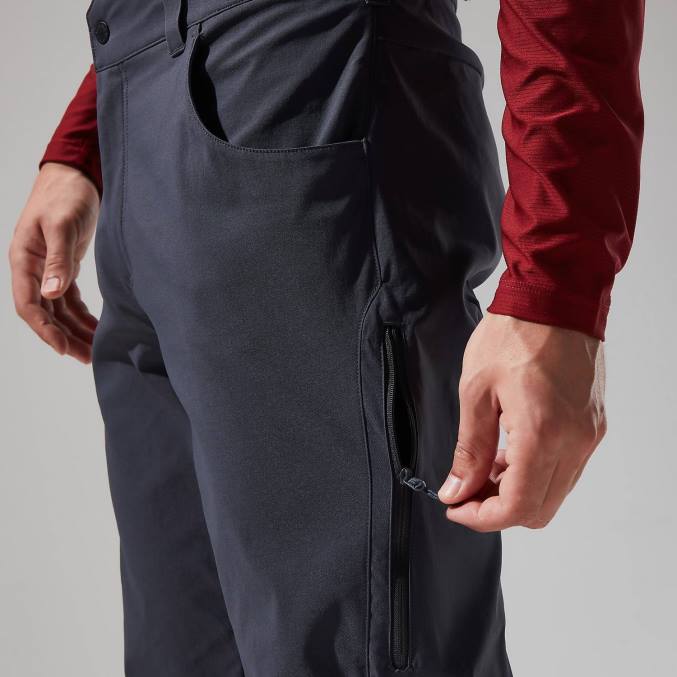 Berghaus moški hlače ortler 2.0 6JTH252 oblačila temno siva