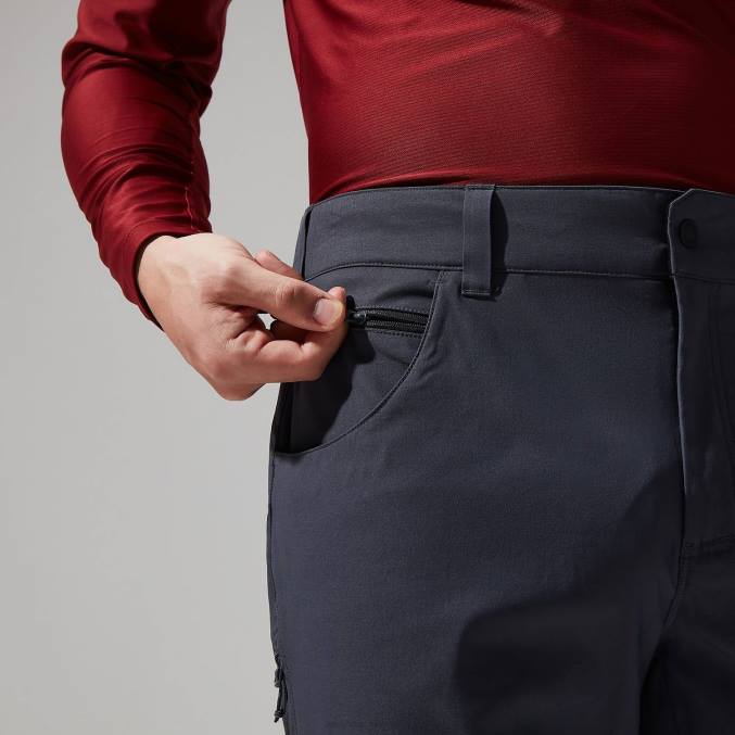 Berghaus moški hlače ortler 2.0 6JTH252 oblačila temno siva