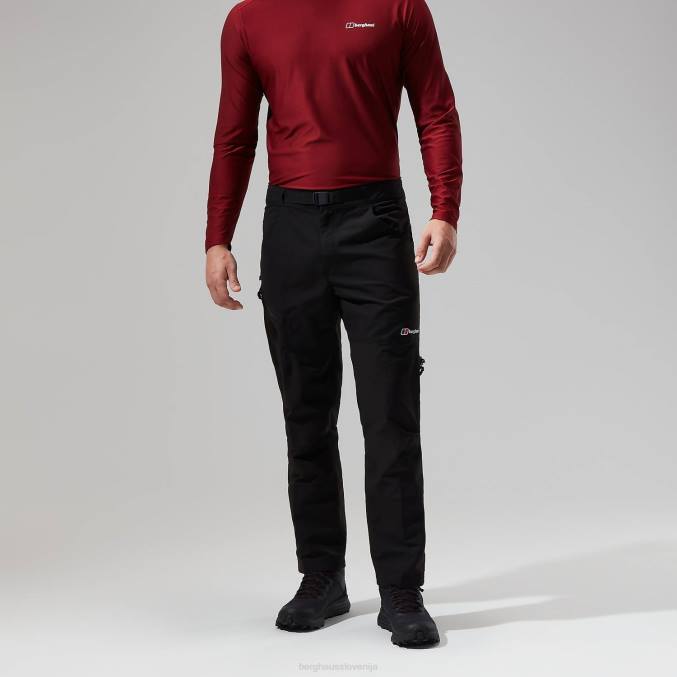 Berghaus moški hlače za hitro pohodništvo 6JTH228 oblačila Črna