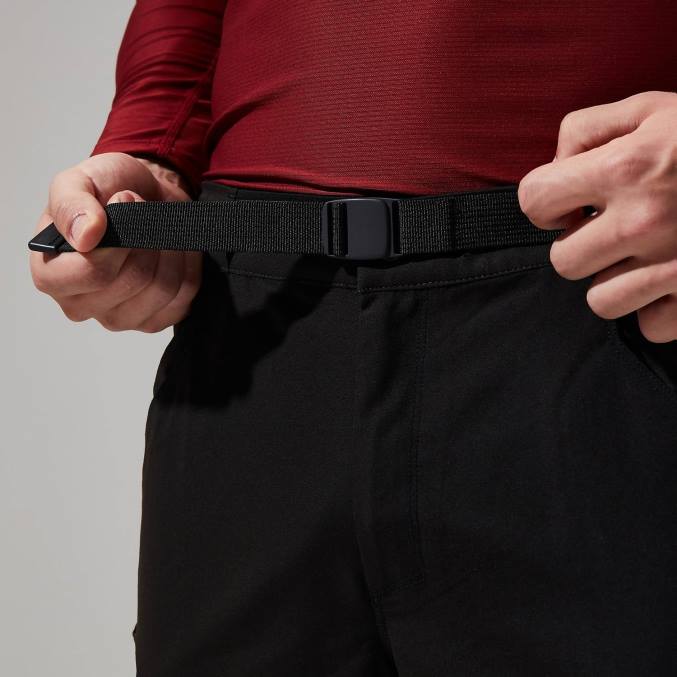 Berghaus moški hlače za hitro pohodništvo 6JTH228 oblačila Črna