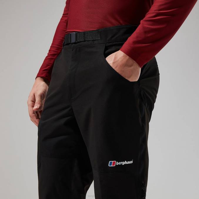 Berghaus moški hlače za hitro pohodništvo 6JTH228 oblačila Črna