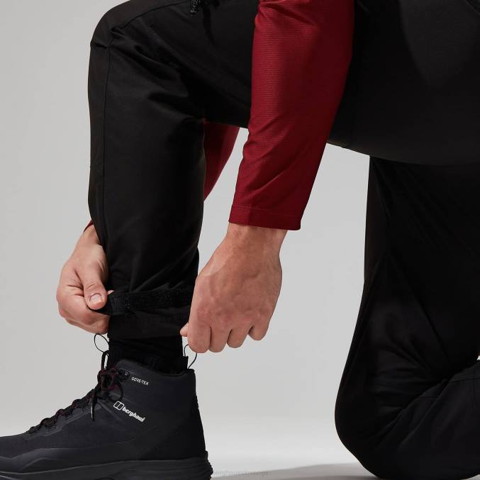 Berghaus moški hlače za hitro pohodništvo 6JTH228 oblačila Črna