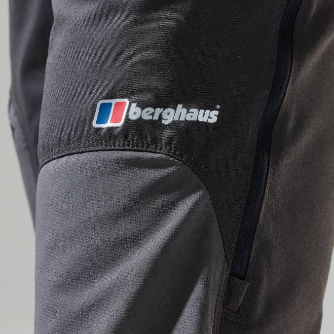 Berghaus moški hlače za hitro pohodništvo 6JTH229 oblačila temno siva