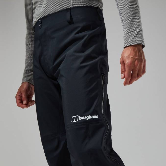 Berghaus moški mtn iskalnik gtx hlače 6JTH244 oblačila jet črna
