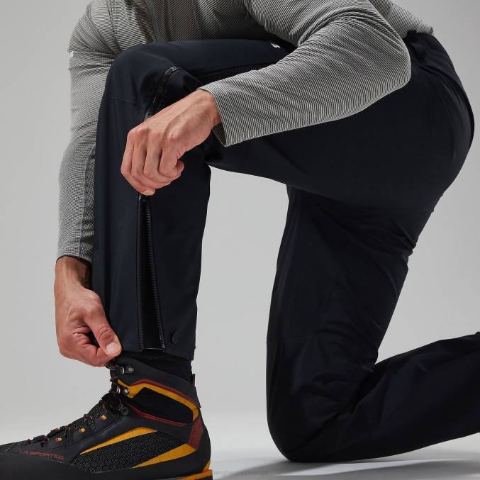 Berghaus moški mtn iskalnik gtx hlače 6JTH244 oblačila jet črna