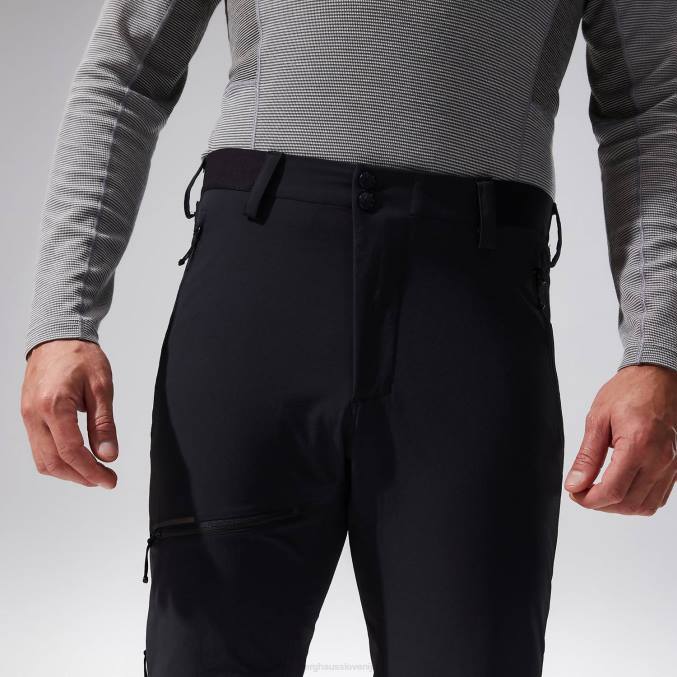 Berghaus moški mtn vodnik alpske hlače 6JTH260 oblačila Črna