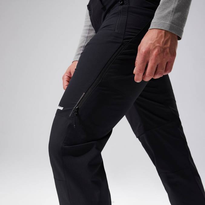 Berghaus moški mtn vodnik alpske hlače 6JTH260 oblačila Črna