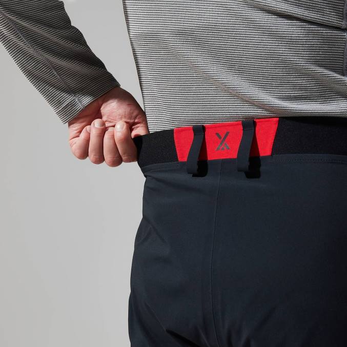 Berghaus moški mtn vodnik gtx pro pant 6JTH266 oblačila črna/rdeča