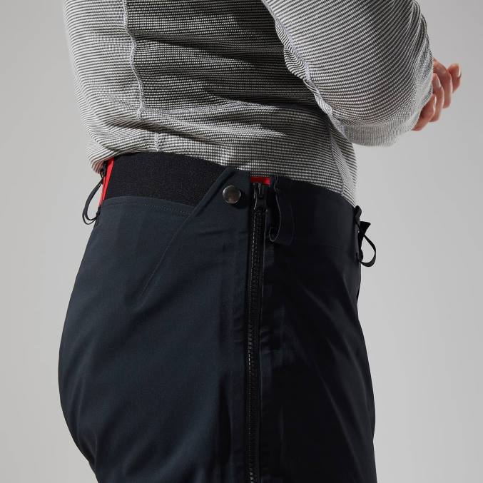 Berghaus moški mtn vodnik gtx pro pant 6JTH266 oblačila črna/rdeča