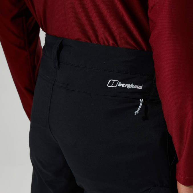 Berghaus moški navigacijske hlače z zadrgo 2.0 6JTH256 oblačila Črna