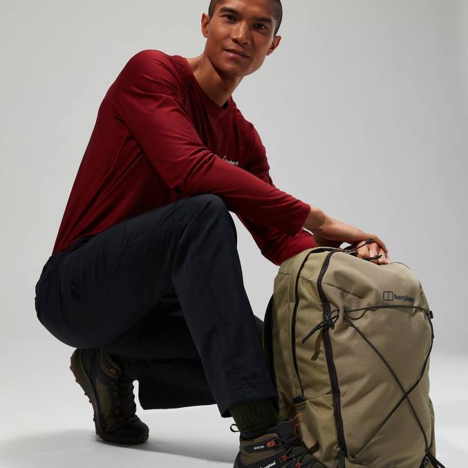 Berghaus moški navigator 2.0 hlače 6JTH231 oblačila Črna