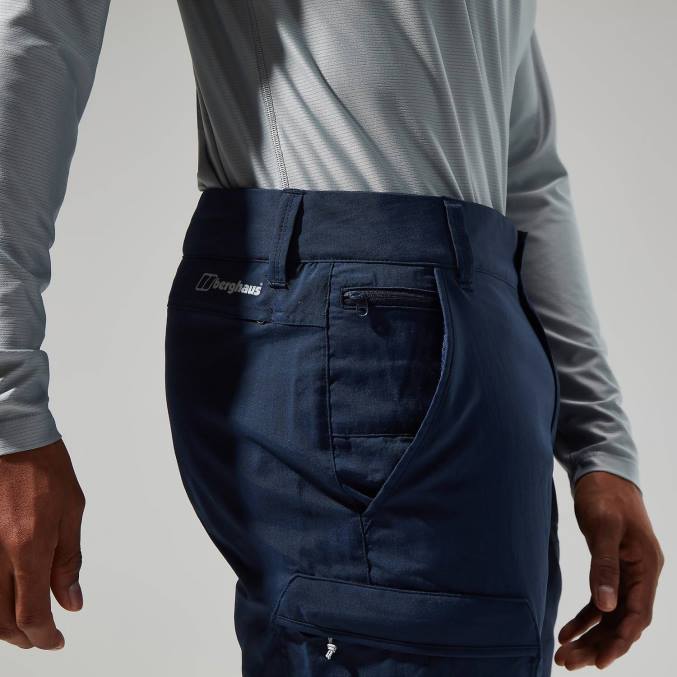 Berghaus moški navigator 2.0 hlače 6JTH232 oblačila temno modra