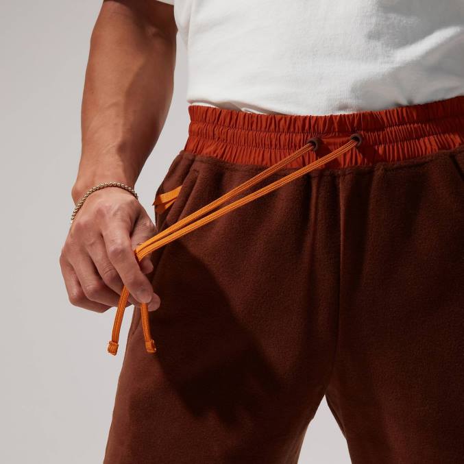 Berghaus moški prevelike hlače iz flisa 6JTH253 oblačila temno rjava