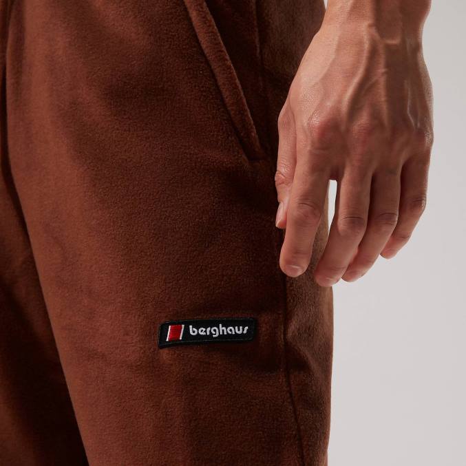Berghaus moški prevelike hlače iz flisa 6JTH253 oblačila temno rjava