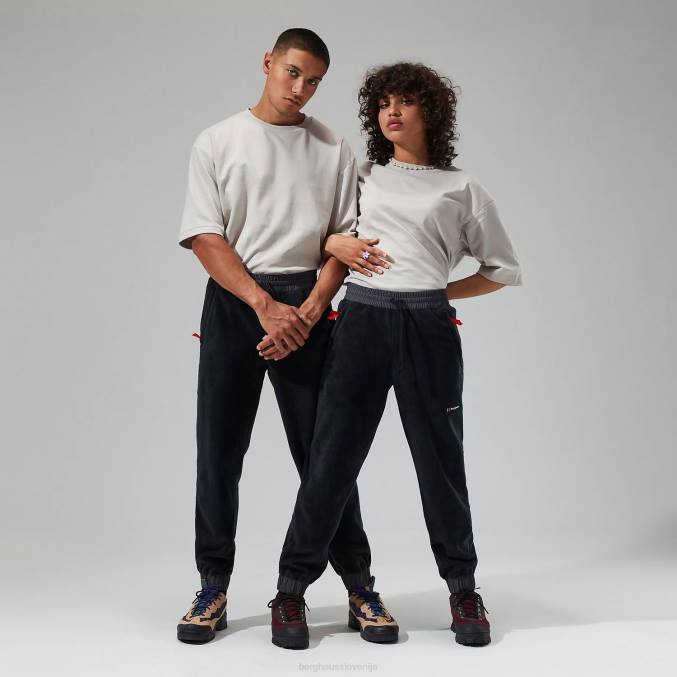 Berghaus moški prevelike hlače iz flisa 6JTH254 oblačila Črna