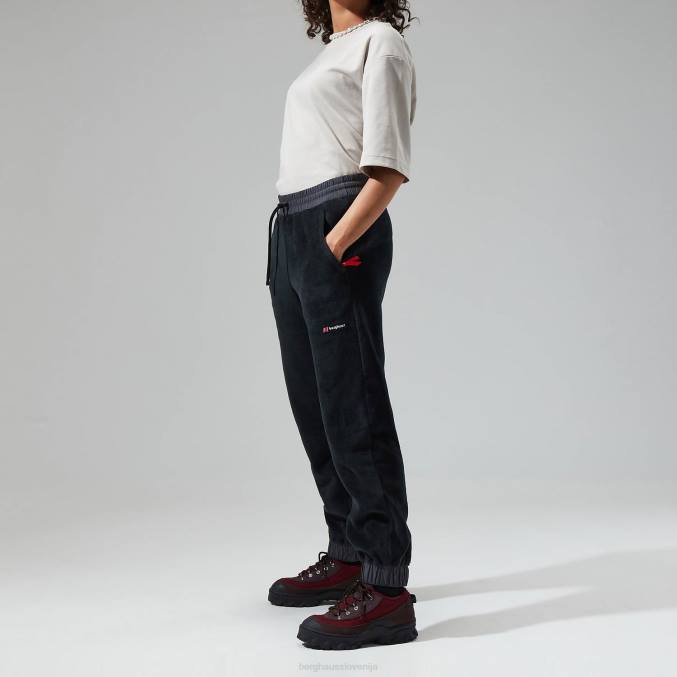 Berghaus moški prevelike hlače iz flisa 6JTH254 oblačila Črna