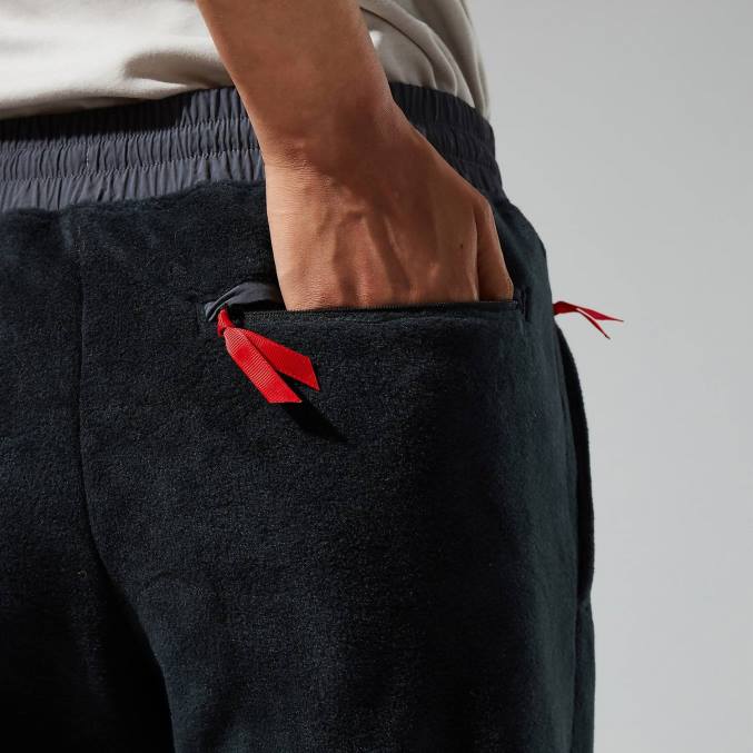 Berghaus moški prevelike hlače iz flisa 6JTH254 oblačila Črna