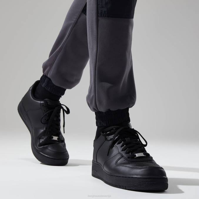 Berghaus moški reacon hlače 6JTH239 oblačila črtasto siva/črna