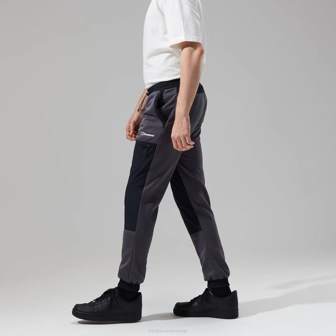 Berghaus moški reacon hlače 6JTH239 oblačila črtasto siva/črna