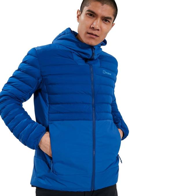 Berghaus moški affine izolirana jakna 6JTH87 oblačila modra