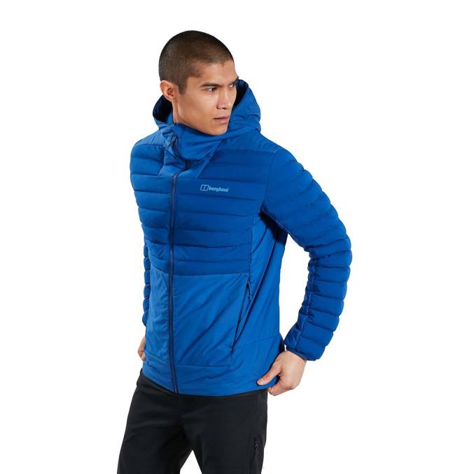 Berghaus moški affine izolirana jakna 6JTH87 oblačila modra