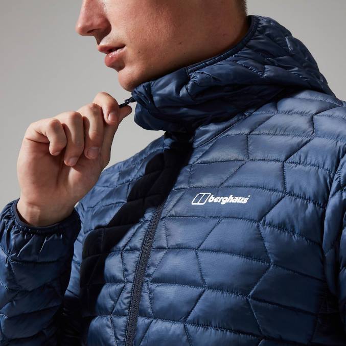 Berghaus moški cuillin izoliran pulover s kapuco 6JTH62 oblačila dusk/modri blazer