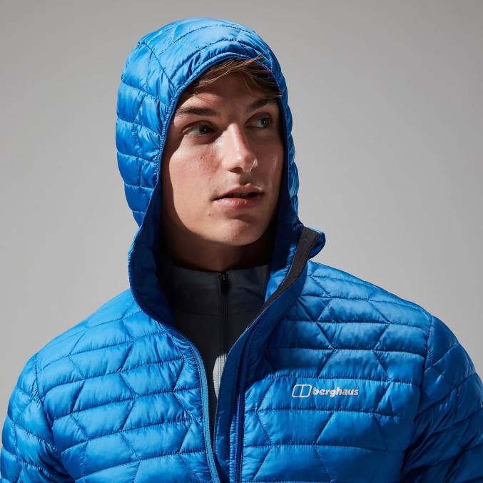 Berghaus moški cuillin izoliran pulover s kapuco 6JTH63 oblačila turško morje/limoges