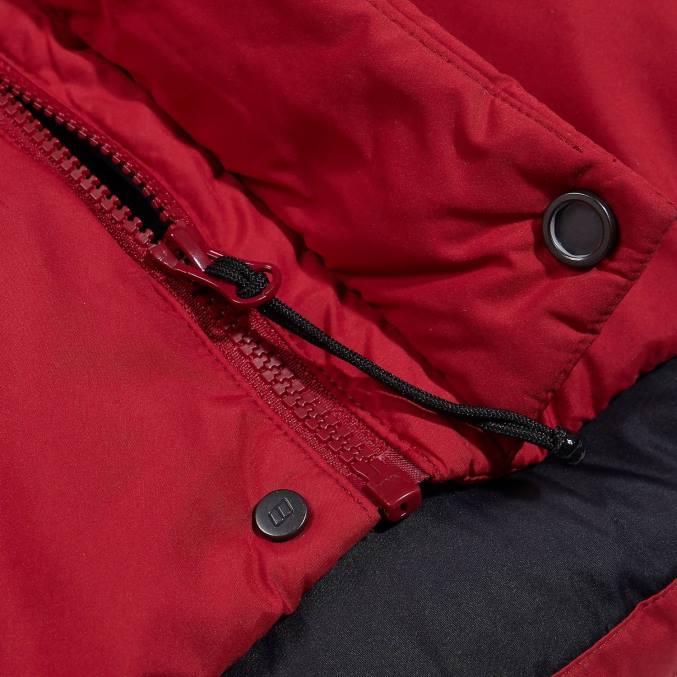 Berghaus moški fawdon puhovka 6JTH58 oblačila rdeča dalija/jeget črna