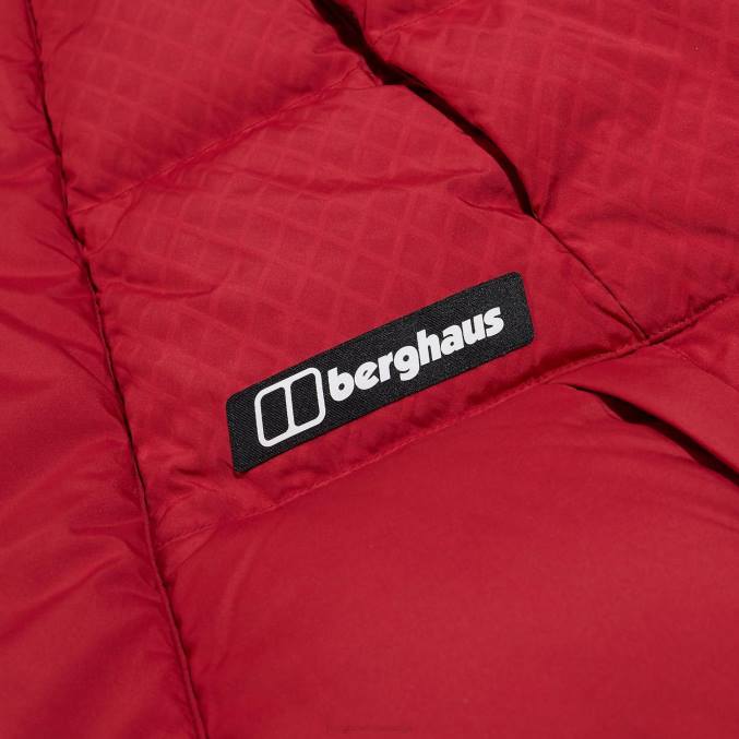 Berghaus moški fawdon puhovka 6JTH58 oblačila rdeča dalija/jeget črna