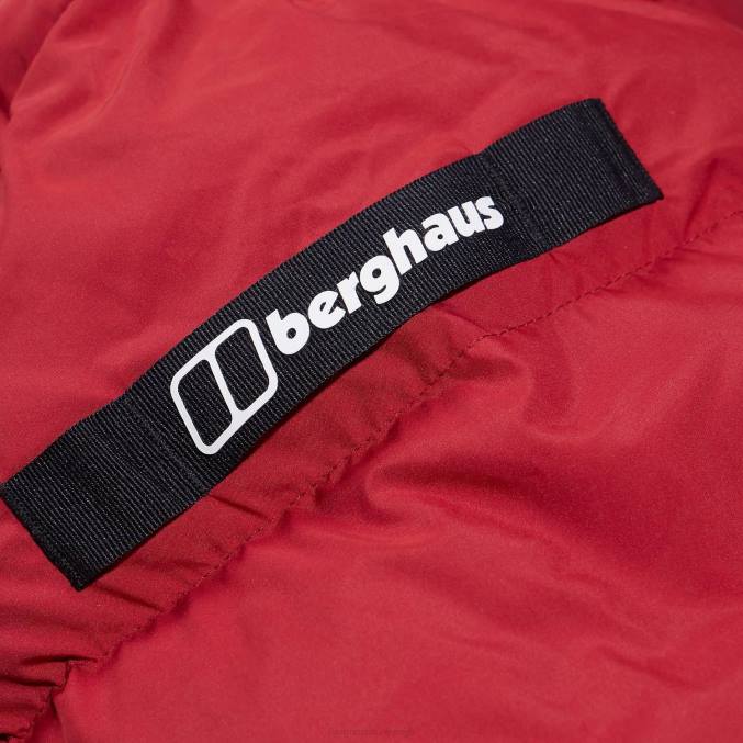 Berghaus moški fawdon puhovka 6JTH58 oblačila rdeča dalija/jeget črna