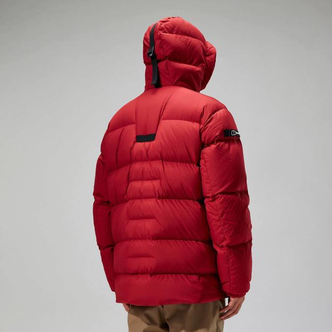 Berghaus moški fawdon puhovka 6JTH58 oblačila rdeča dalija/jeget črna
