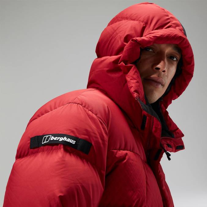 Berghaus moški fawdon puhovka 6JTH58 oblačila rdeča dalija/jeget črna