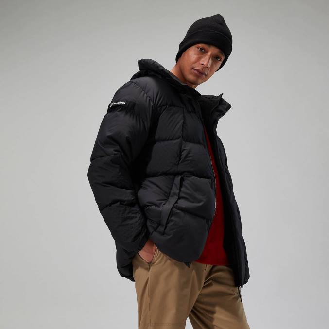 Berghaus moški fawdon puhovka 6JTH59 oblačila jet črna