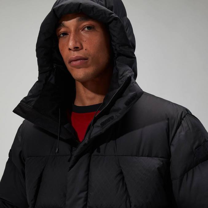 Berghaus moški fawdon puhovka 6JTH59 oblačila jet črna