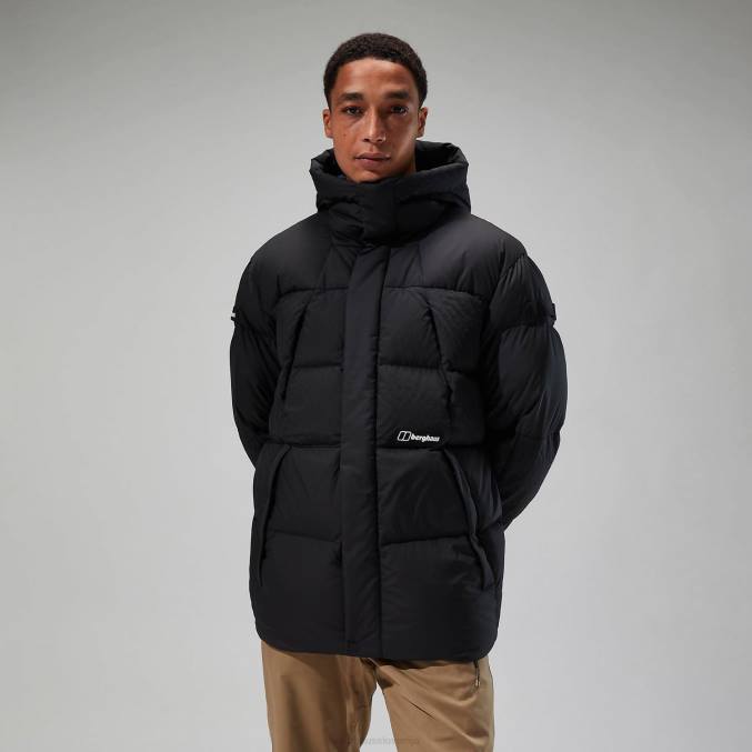 Berghaus moški fawdon puhovka 6JTH59 oblačila jet črna