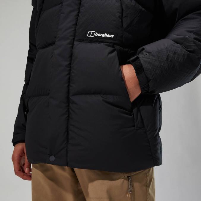 Berghaus moški fawdon puhovka 6JTH59 oblačila jet črna