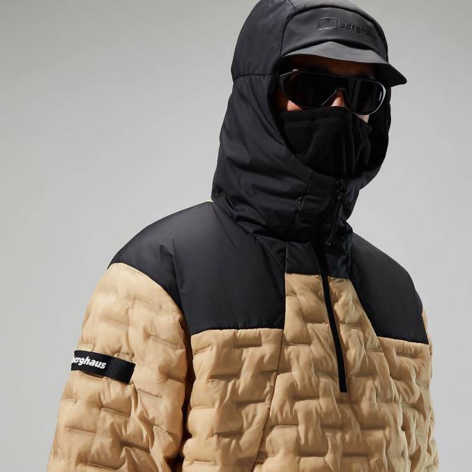 Berghaus moški jakna z izolacijo jesmond 6JTH74 oblačila peščena sipina