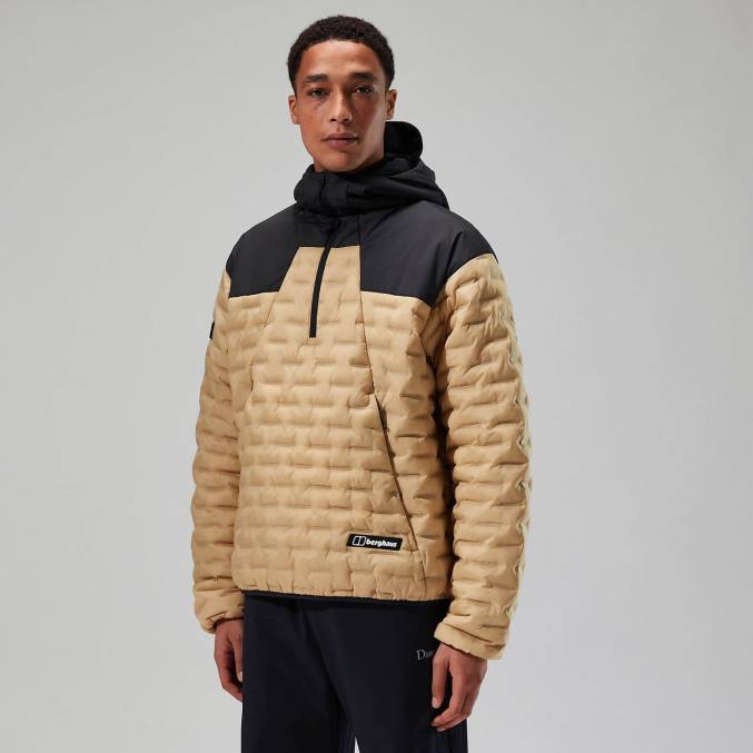 Berghaus moški jakna z izolacijo jesmond 6JTH74 oblačila peščena sipina